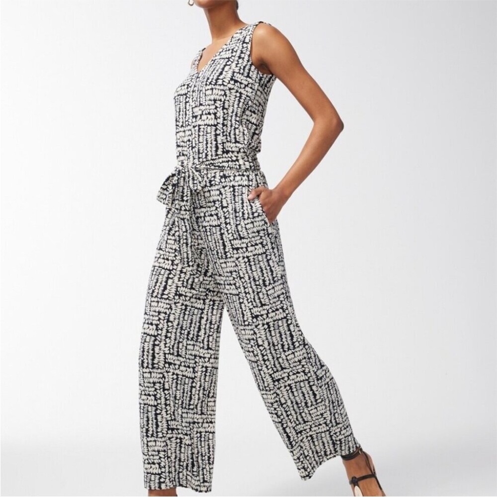 Chico's Travelers Costa Pebble Jumpsuit, EUC, Size XS (Chico's size 00)